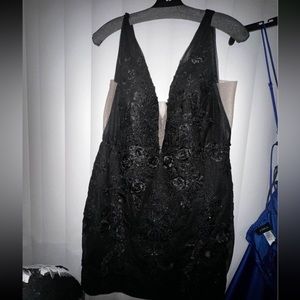 Black homecoming/formal dress.